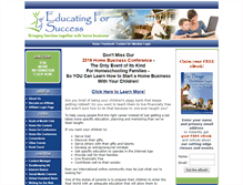 Tablet Screenshot of educatingforsuccess.com